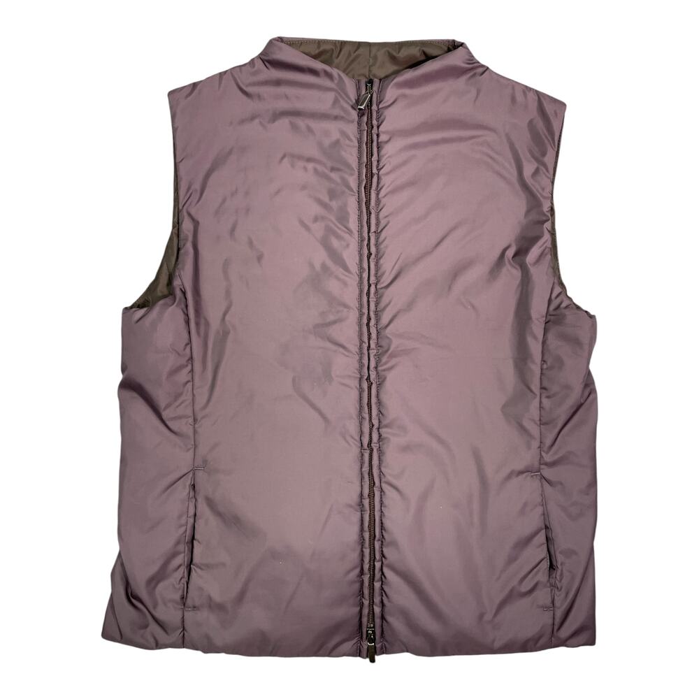 Vintage Designer Max Mara Puffer Vest Plum